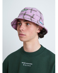 Paccbet Flannel Bucket Hat Pink