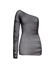Vaquera Fishnet Scrunch Top Black Vaquera Fishnet Scrunch Top Black