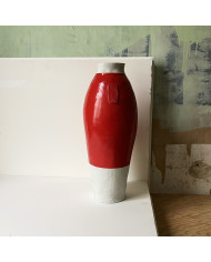 Hella Jongerius Red White Vase