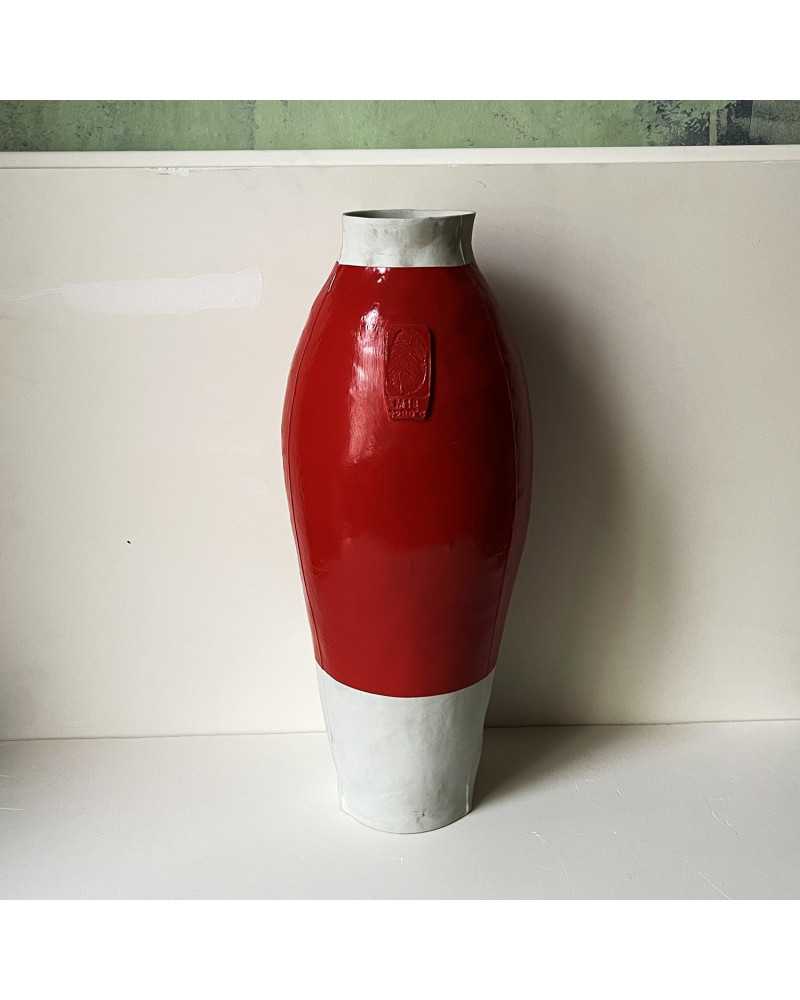 Hella Jongerius Red White Vase