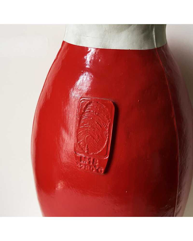 Hella Jongerius Red White Vase
