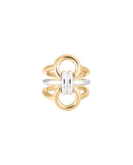 Tryptich Ring Vermeil Silver
