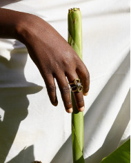 Tryptich Ring Vermeil Silver Tryptich Ring Vermeil Silver