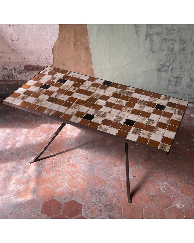 Mado Jolain Coffee Table Ceramic Circa 1960