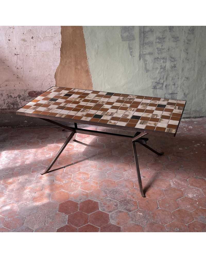 Mado Jolain Coffee Table Ceramic Circa 1960