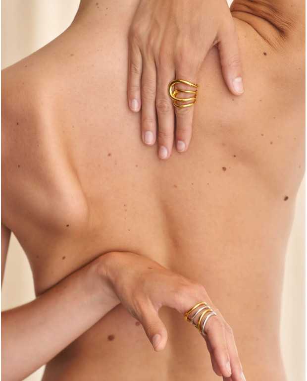 Charlotte Chesnais_Daisy リング_vermeil and silver charlotte_chesnais_bague_daisy
