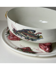 Ceramic bouillabaisse tureen 1950