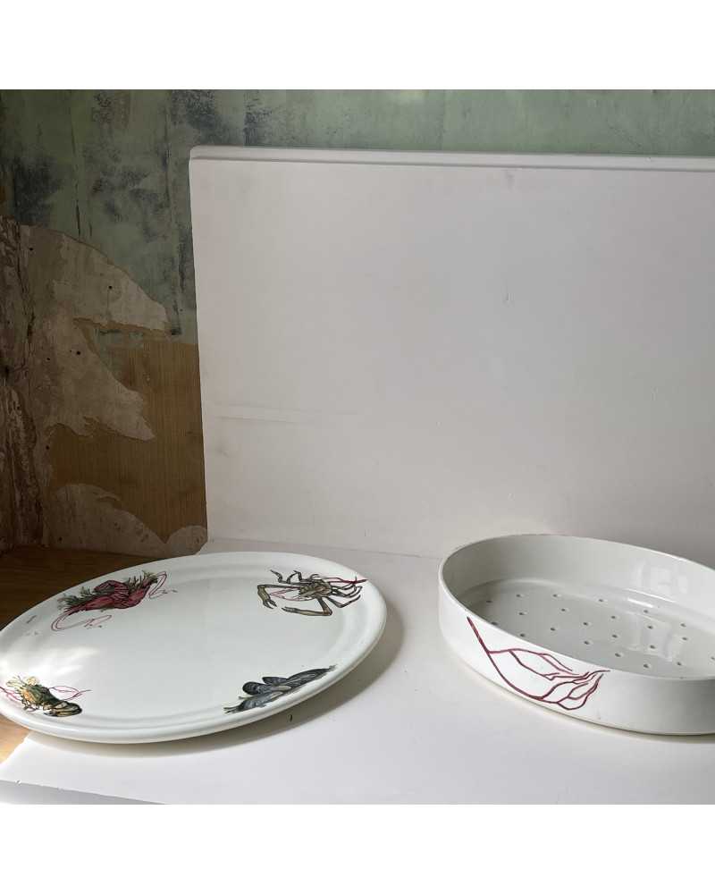 Ceramic bouillabaisse tureen 1950