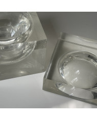 Boîte à bijoux en plexiglass année 70 attribuée à Christian Dior