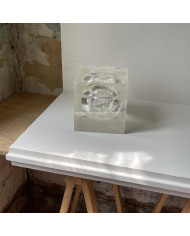 Boîte à bijoux en plexiglass année 70 attribuée à Christian Dior