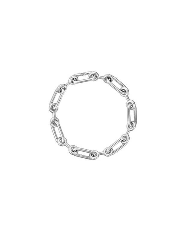 Charlotte Chesnais Bracelet en Chaine Petit Binary Argent