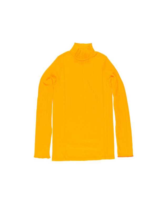La Fétiche Fitted Ribbed Top Yellow La Fétiche Fitted Ribbed Top Yellow