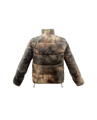 Léo Printed Tie-Dye Puffer Coat Léo Printed Tie-Dye Puffer Coat