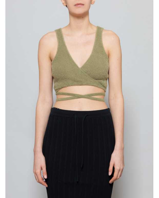 Ester Manas Knit crop Top olive Ester Manas Knit crop Top olive