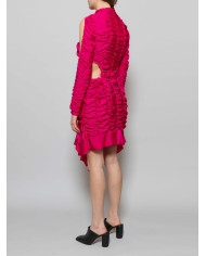 Ester Manas Midi peephole ruched Dress Ester Manas Midi peephole ruched Dress