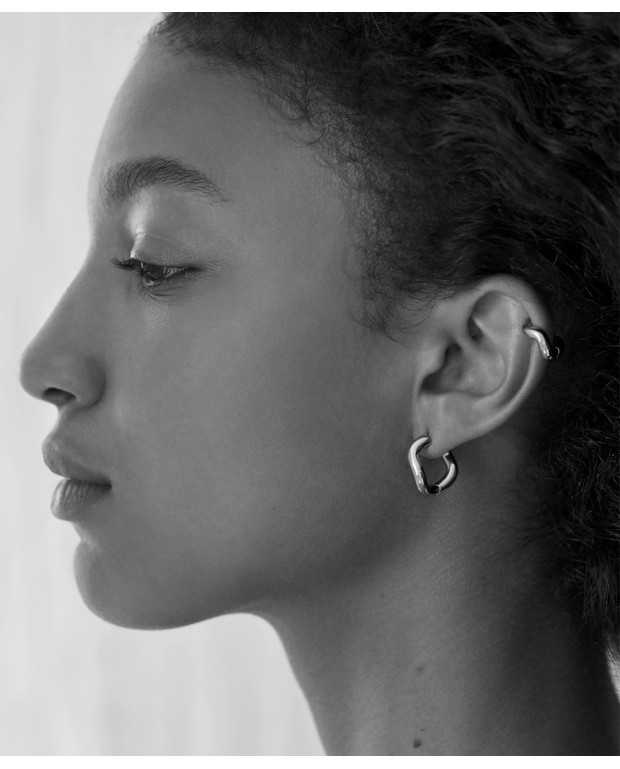 Boucles d'oreilles Wave argent Boucles d'oreilles Wave argent
