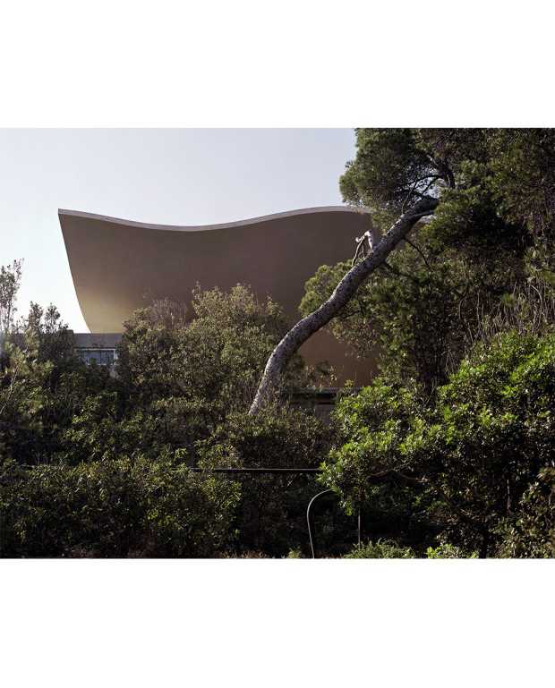 Framed photograph Philip Johnson Architecte, Villa L’esquilette 1964