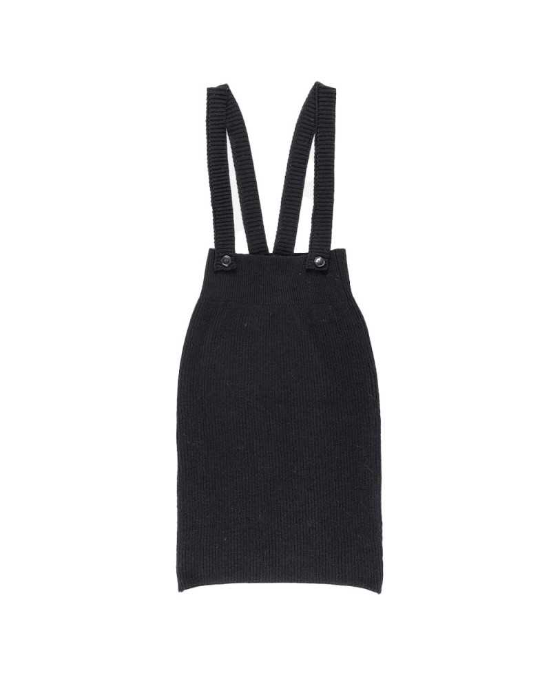 Daphne ribbed tube knit skirt