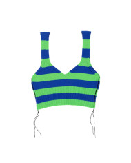 Josephine striped knitted bralette top Josephine striped knitted bralette top