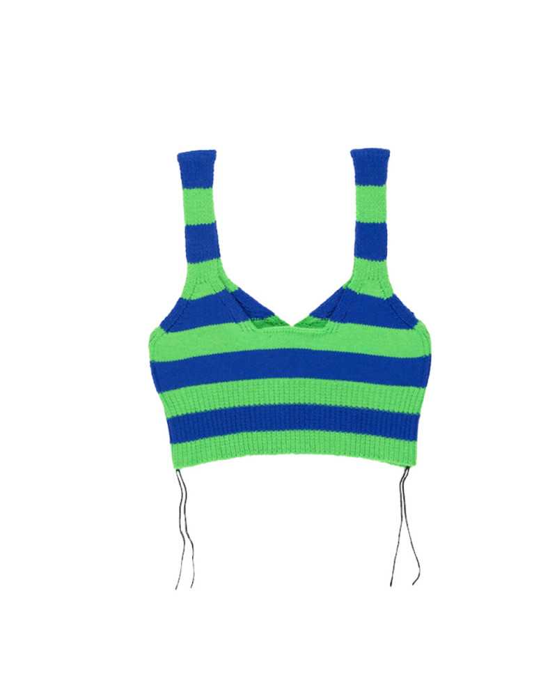 Josephine bralette en maille rayée