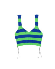 Josephine bralette en maille rayée