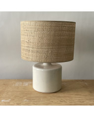 Lampe en bois tourné années 70