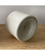 70's turned wooden lamp