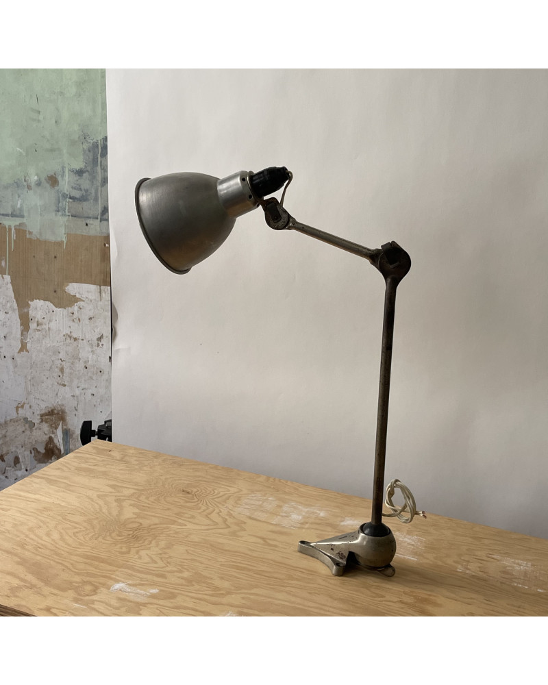 Lampe d'atelier Gras chromée modèle 222