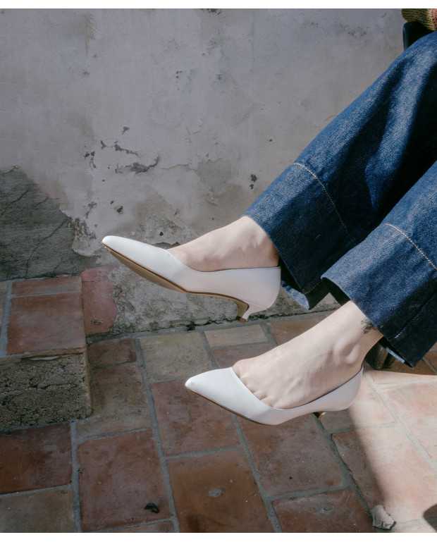 Pump nappa white Pump nappa white