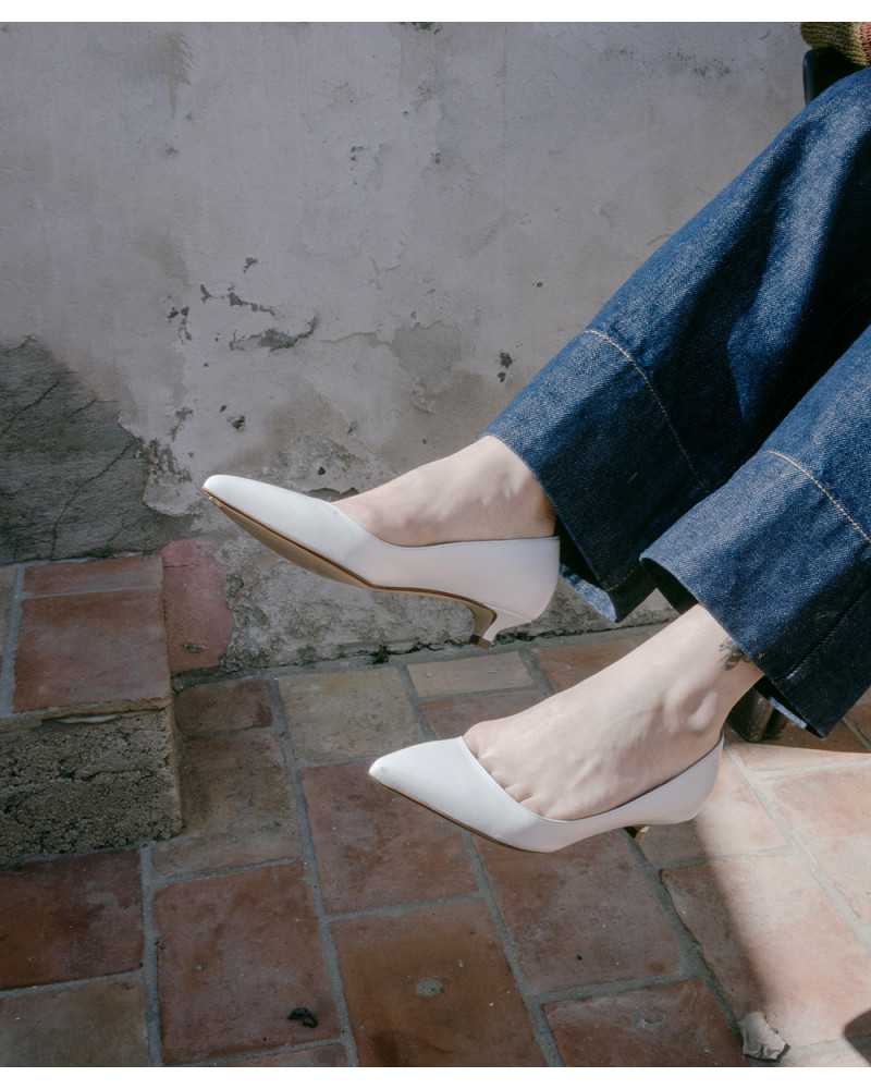Pump nappa white Pump nappa white