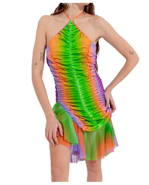 Beach mini ruched dress Beach mini ruched dress