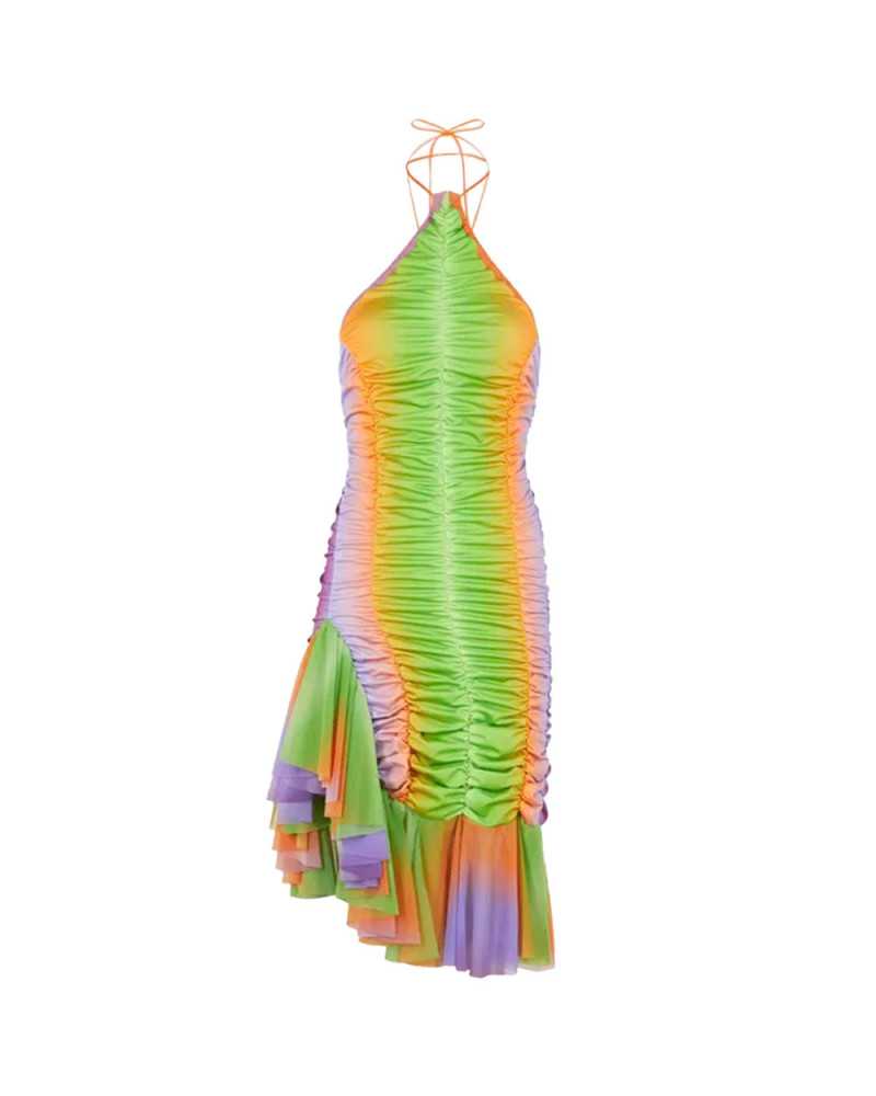 Beach mini ruched dress Beach mini ruched dress