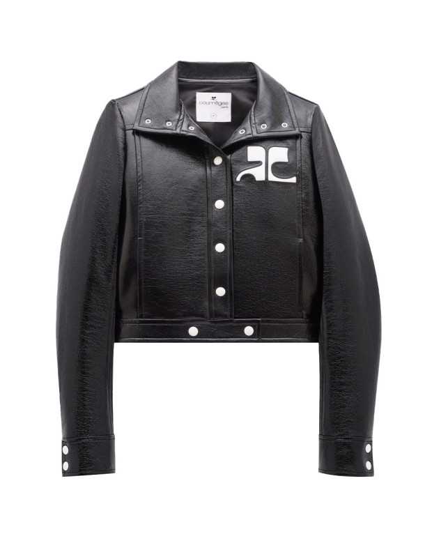 Veste Réédition en vinyle noir Veste Réédition en vinyle noir