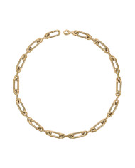 Petit Binary Chain long vermeil