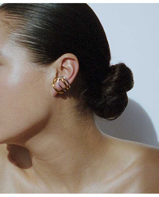 Daisy earring vermeil / silver Daisy earring vermeil / silver