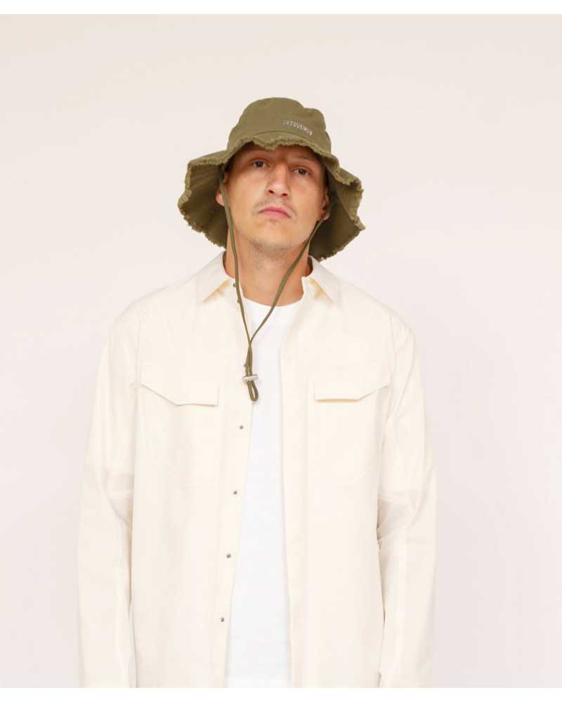 【関税込み】JACQUEMUS カーキ 'Le bob Artichaut' ハット JACQUEMUS - Le bob Artichaut Khaki – Lothaire