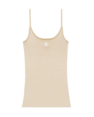 Reedition knit Tank Top cappuccino