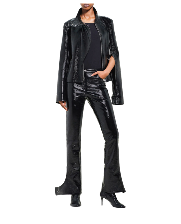 Reversed Vinyl Pants