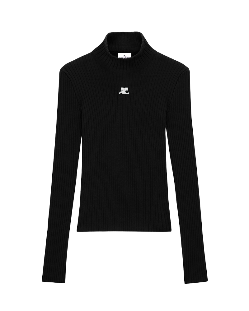 Reedition knit LS Jumper black