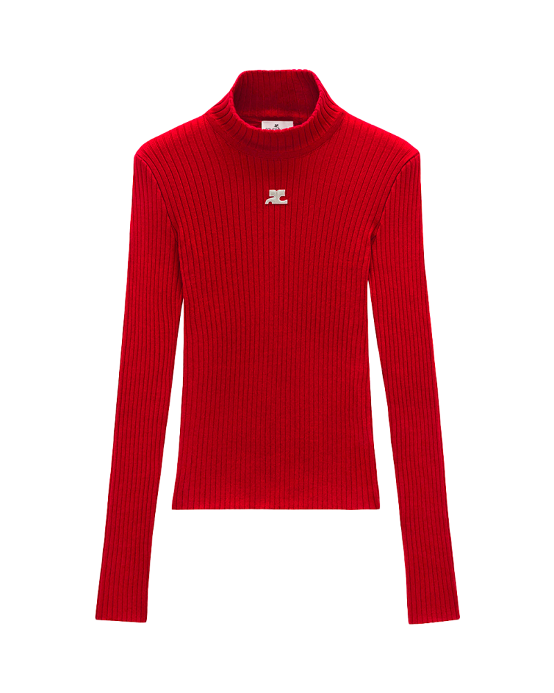 Reedition Knit LS Jumper red