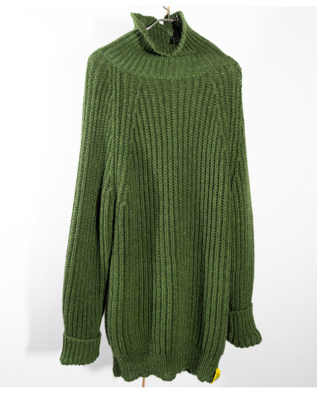 Hand-knitted turtleneck Jumper