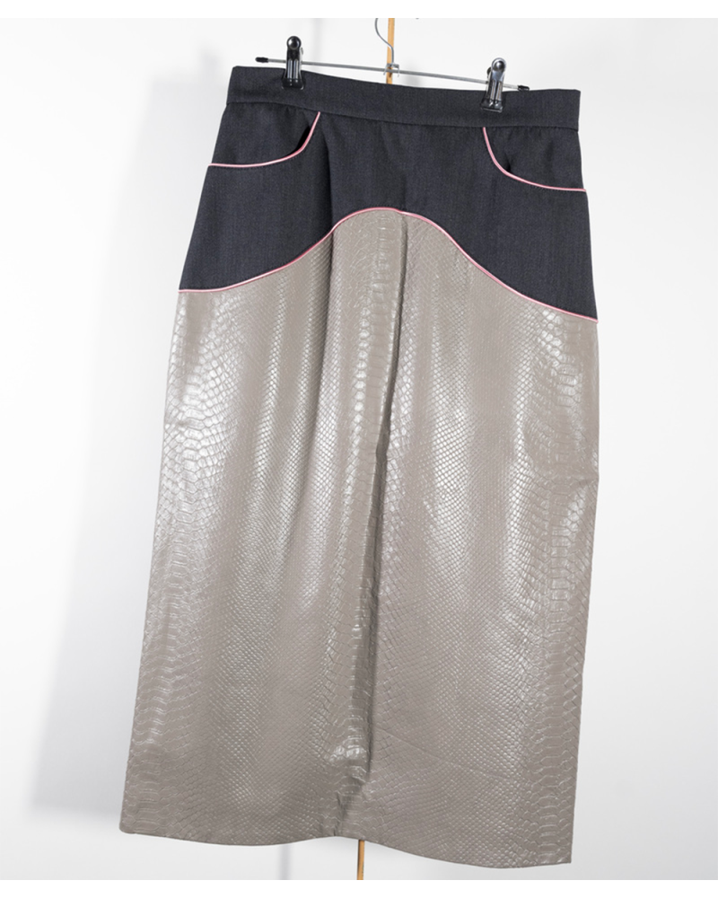 Jupe crayon en simili-cuir Jupe crayon en simili-cuir