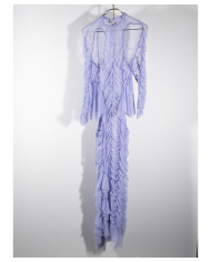 Long ruched cut out Dress