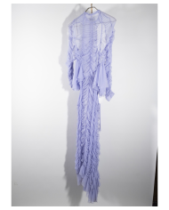 Long ruched cut out Dress