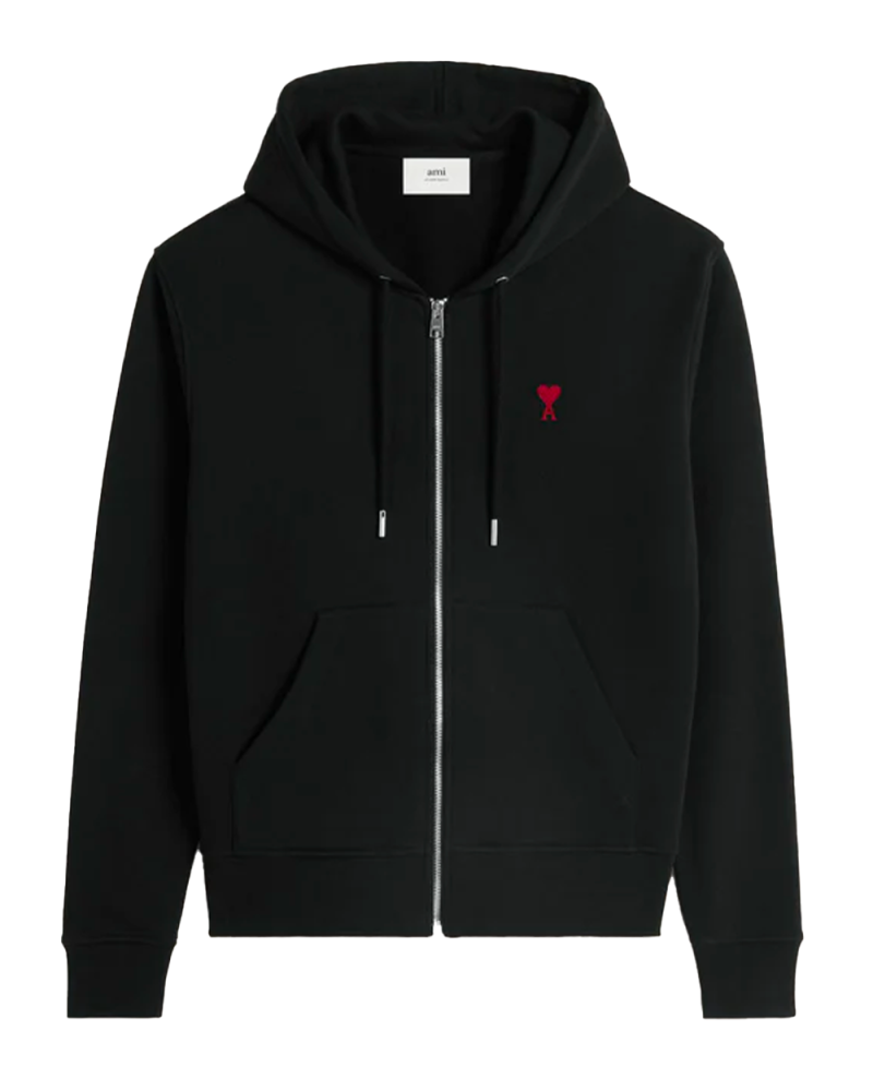 Hoodie Zippé Ami De Coeur noir Hoodie Zippé Ami De Coeur noir