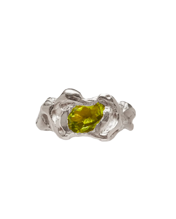 Bague Ola vert/argent Bague Ola vert/argent