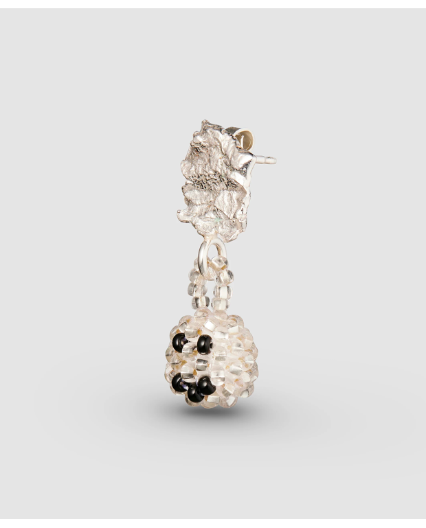 Mood silver Blob Earring Mood silver Blob Earring