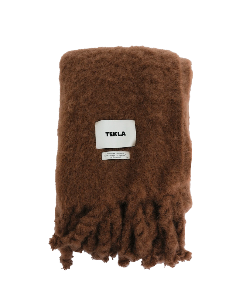 x Le Corbusier Couverture mohair Terre Sienne Brûlée x Le Corbusier Couverture mohair Terre Sienne Brûlée