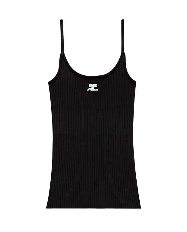 Débardeur en tricot Réédition noir Débardeur en tricot Réédition noir