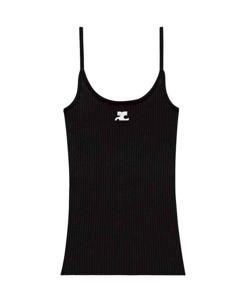 Débardeur en tricot Réédition noir